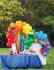 C.R. Gibson Love is Love Balloon Garland Arch Kit, 16 Foot Arch, 3.25 Foot Rainbow Fringe, 3 Rainbow Mylar Heart Balloons, and More, Over 60 Pieces