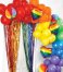 C.R. Gibson Love is Love Balloon Garland Arch Kit, 16 Foot Arch, 3.25 Foot Rainbow Fringe, 3 Rainbow Mylar Heart Balloons, and More, Over 60 Pieces