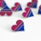 Bisexual Pride Heart Lapel Pin