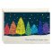 Colorful Trees Peace Everywhere Boxed Holiday Cards, Pack of 16
