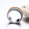 Classic Rainbow Pride Silicone Ring