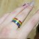 Rainbow Stainless Steel Thick Band