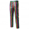 Rainbow Plaid Glitter Mens Pants