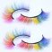 Rainbow Real Mink Eyelashes – 7 Colors of Flawless Fierceness!
