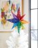 Christopher Radko Hand-Crafted European Glass Christmas Decorative Finial Tree Topper, Rainbow Stellar