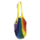 Large Rainbow Mesh Shopping Bag