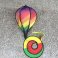 Rainbow Hot Air Balloon Windsock Colorful Wind Spinner Garden Home Decoration