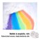 Rainbow Bath Bomb Handmade Essential Oil Moisturizing Bath Salt