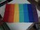 Handmade Rainbow Rug Carpet Handwoven Mat