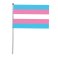 10pk Hand Transgender Flags 8.5" by 5.5"