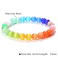 Handmade Rainbow Aura Cat Eye Bracelet