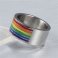 Rainbow Stainless Steel Thick Band