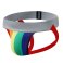 JOCKMAIL Rainbow Pride Athletic Jockstrap (Grey Band)