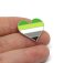 Aromantic Pride Heart Lapel Pin