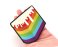 LGBT Rainbow Cake Metallic Sticker