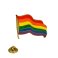 Rainbow Pride Wavy Lapel Pin