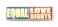 Equal Love Rights Lapel Pin