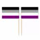 Mini Asexual Flag Toothpick Flag 50pcs