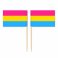 Mini Pansexual Flag Toothpick Flag 50pcs