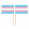 Mini Transgender Flag Toothpick Flag 50pcs