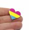 Pansexual Pride Heart Lapel Pin