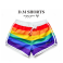 D.M Shorts - Retro Rainbow Trucks