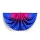 Bisexual Pride Pleated Bunting Flag w/Grommets