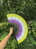 Nonbinary Pride Folding Hand Fan – 25" Wide