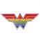 Powerful Woman Rainbow Lapel Pin