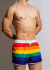 D.M Shorts - Retro Rainbow Trucks