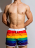D.M Shorts - Retro Rainbow Trucks