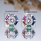 Rainbow Gemstone Earrings – Spark with Pride