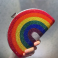 Rainbow Crystal Half-Moon Clutch – Sparkle with Pride