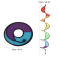 Colorful Spiral Wind Spinner – Rainbow Pride Edition