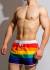 D.M Shorts - Retro Rainbow Trucks