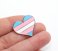 Transgender Pride Heart Lapel Pin