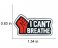 BLM Black Lives Matter "I CAN'T BREATHE" with the Fist of Solidarity Enamel Lapel Pin