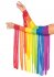 Rainbow Fringe Arm Piece