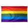 Gay Pride - 3' x 5' Foot Rainbow Economy Polyester Printed Flag