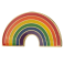 Gay Pride Rainbow Label Pin