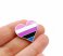 Gender Fluid Pride Heart Lapel Pin