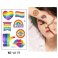 Rainbow Pride Temporary Tattoo Pack A119