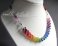 Sparkling Rainbow Swarovski Twist Necklace
