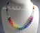 Sparkling Rainbow Swarovski Twist Necklace