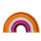 Lesbian Rainbow Label Pin