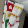 Isaac Mizrahi Love Hearts Pride Rainbow Kitchen Towels Love set of three