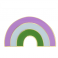 Queer Rainbow Label Pin