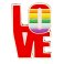 Rainbow Pride Love Lapel Pin