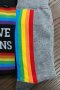 Funky Socks Love Wins Rainbow Socks 2 Pair