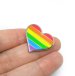 Rainbow Pride Heart Lapel Pin